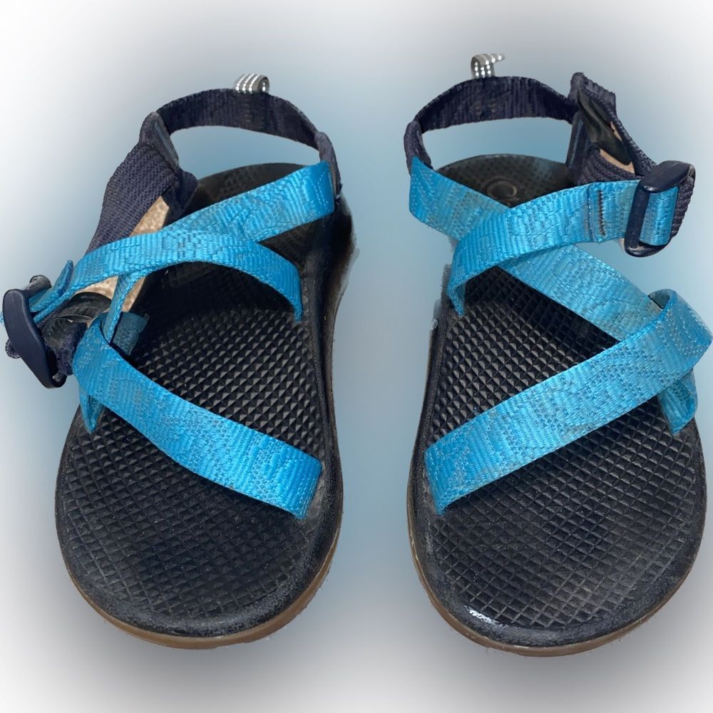 Chaco BIG KID'S Z/1 ECOTREAD™ SANDAL Size 3 Turquoise Blue